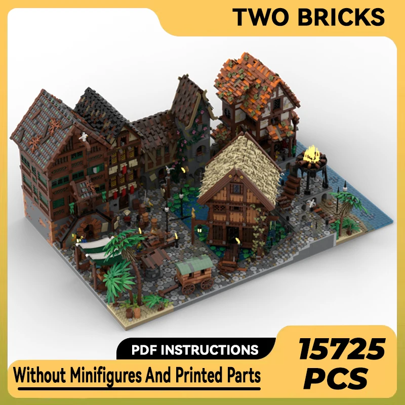 

Конструктор Moc, модель Street View, рассказ продавца, технические кирпичи, сборка «сделай сам», строительные игрушки для детей, праздничные подарки