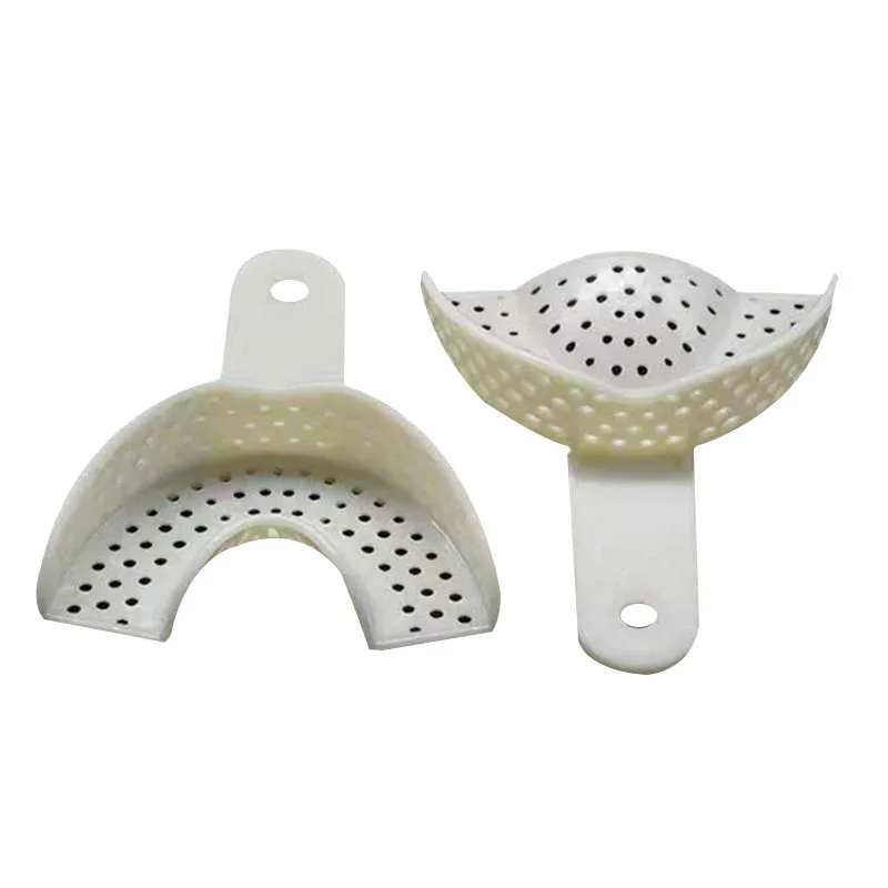 

10Pcs/Set Dental Plastic Impression Tray Materials Supply for Dentist Oral Tools