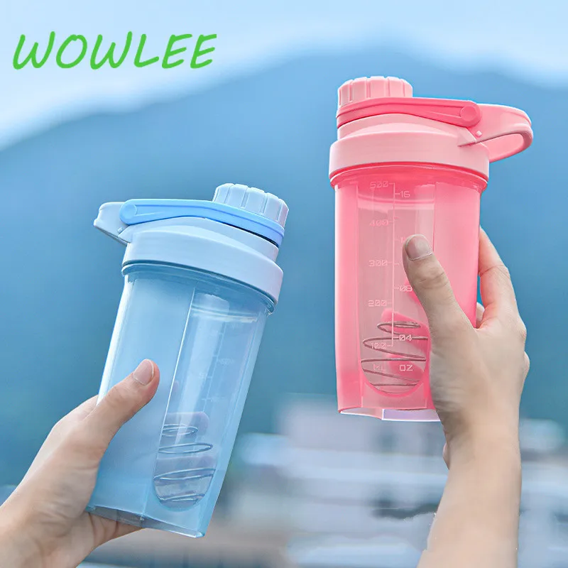 

500ML Herbalife Water Bottle For Drink Plastic Leak Proof Sports Bottles Protein Shaker Water Bottle Drinkware BPA FREE