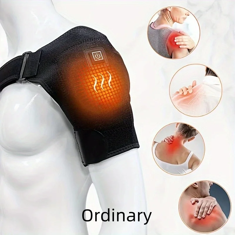 Вибрирующий массажер для плеч и шеи с подогревом зарядкой от USB