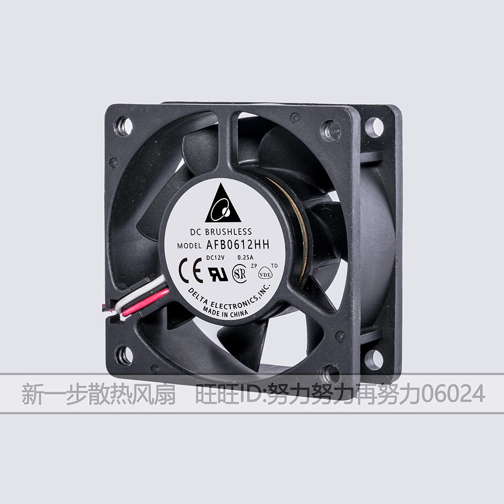 Вентилятор Для DELTA AFB0612HH, 6 см, 60 мм, 6025 дюйма, 12 В, а