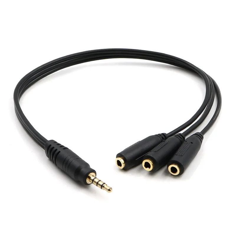 

3.5mm Extension Cable Audio Stereo Y Splitter (Hi-Fi Sound) 3.5mm Male to 2 Ports 3.5mm Female spliter Headphone Splitter