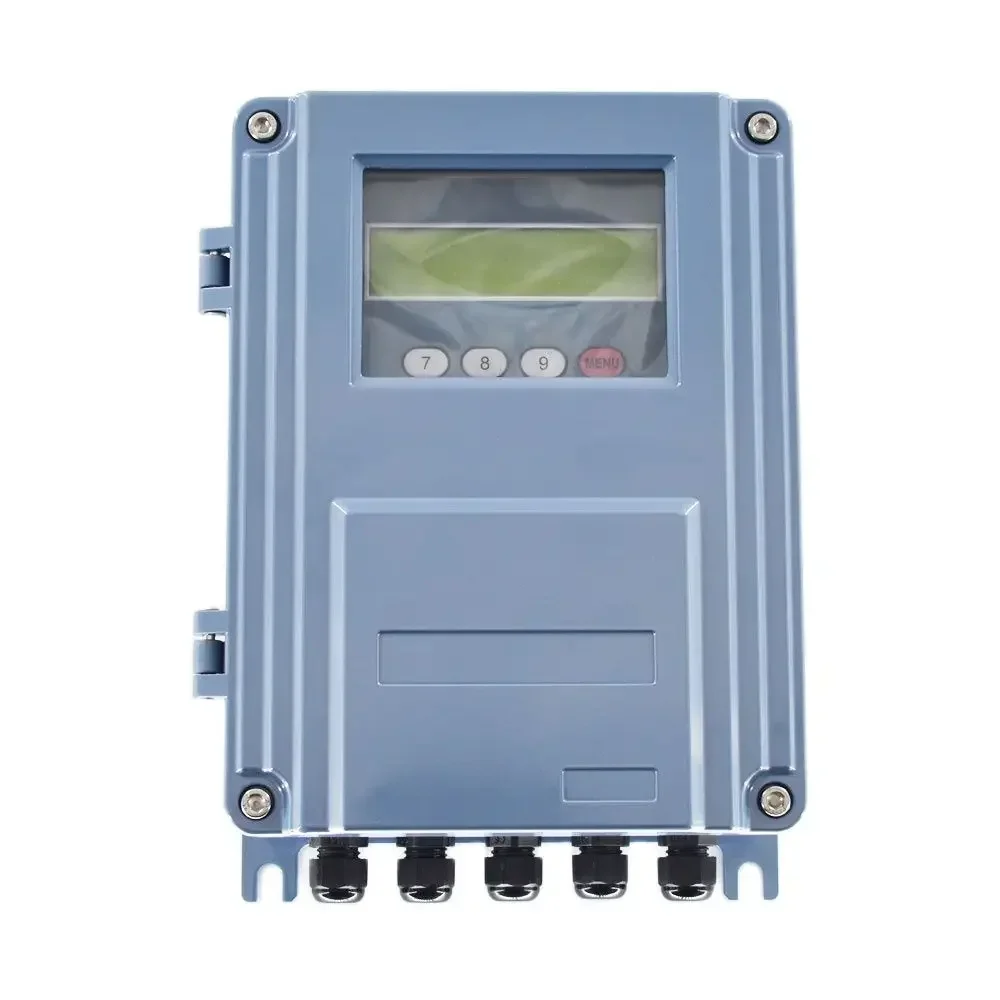 Фото Ультразвуковой расходомер жидкости RS485 Modbus TDS-100F, стационарный настенный цифровой расходомер DN50-700 мм, датчик M2 №2