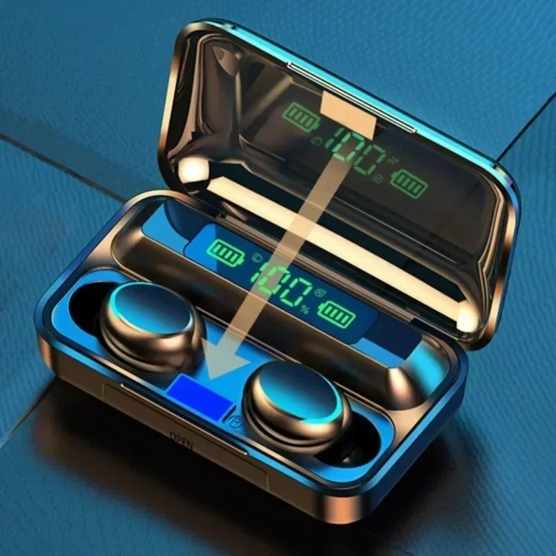 Наушники F9-5C TWS с цифровым дисплеем
