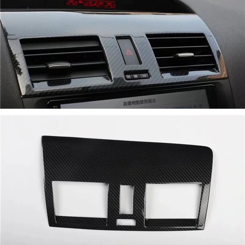 

For Mazda 3 2011-2015 Left/Right Hand Drive Car Air Conditioner Vent Outlet Cover Trim Carbon Fiber ABS Car Styling Accessories