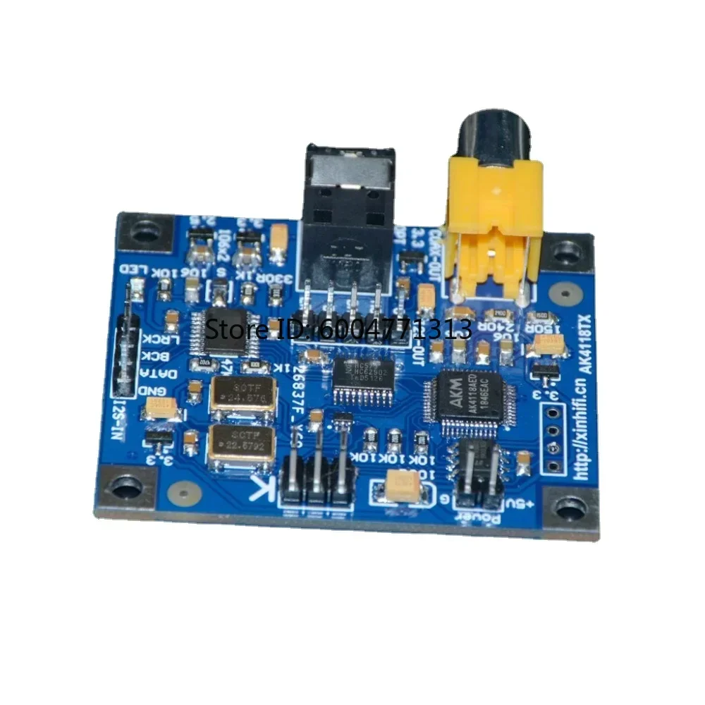 Фото Плата коаксиального оптоволоконного выхода I2S AK4118 VOLUMIO MOODEF 24bit 192K для Raspberry Pi 2B 3B 3B+ 4B №2