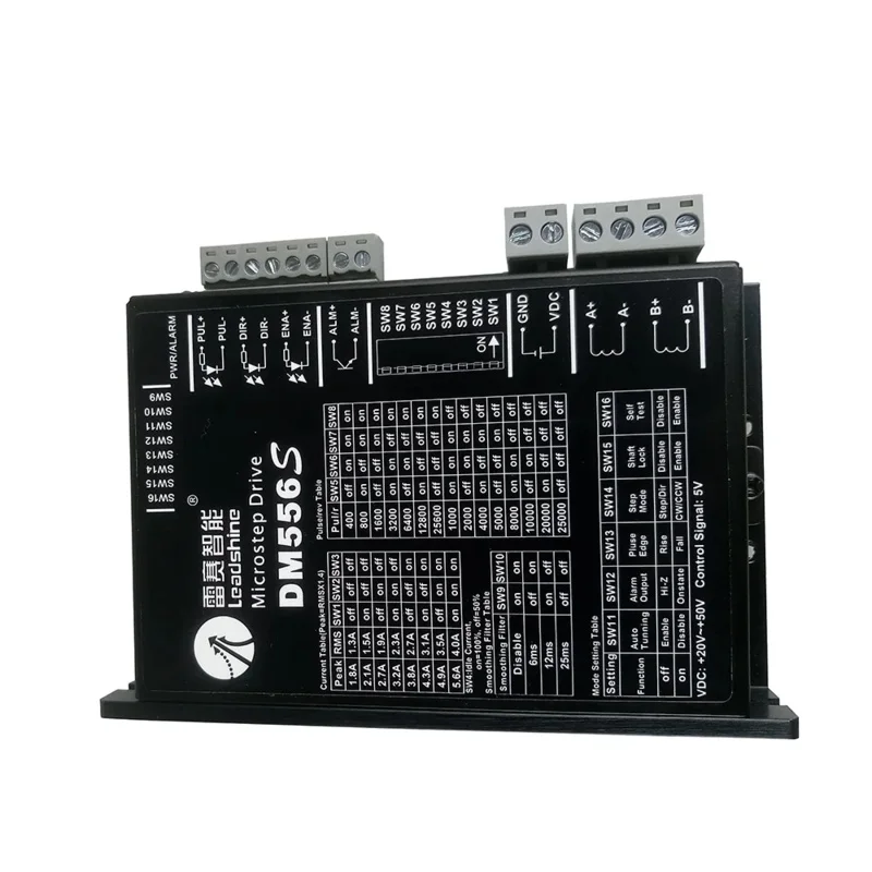 Leadshine DM556S 2-фазный двигатель постоянного тока 24 В-50 В для шагового двигателя 86/57