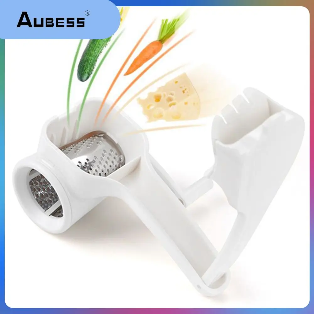 

Multipurpose Cheese Shredder Diy Cheese Cutter Rotary Drums Blades Durable Kitchen Gadgets Durable Pressure Cheese Grater Pp