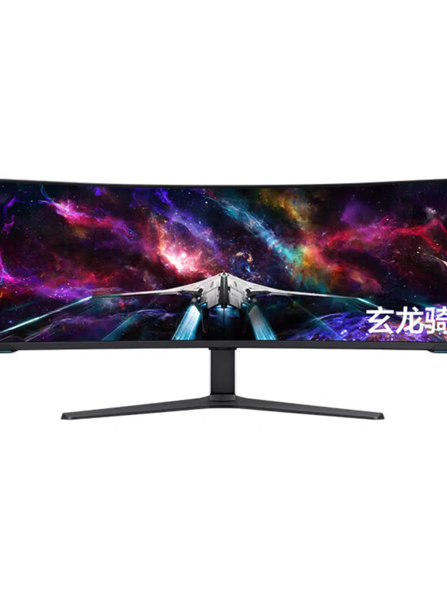 Фото Первый в мире игровой монитор с двумя UHD Ody-ssey S57CG954NC samsung 57-дюймовый двойной 4K 240 Гц с монитором с изогнутым экраном №3