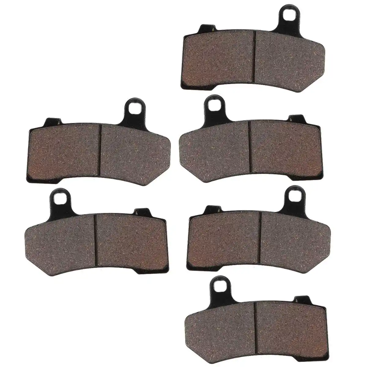 

3 Pair 6pcs Motorcycle Front And Rear Brake Pads For Harley For Davidson FLHX Street Glide 2008 2009 2010 2011 2012-2021