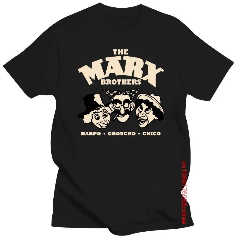 

The Marx Brothers Groucho Harpo Chico Classic Hip-hop T Shirt Mens Tee Gift New From US