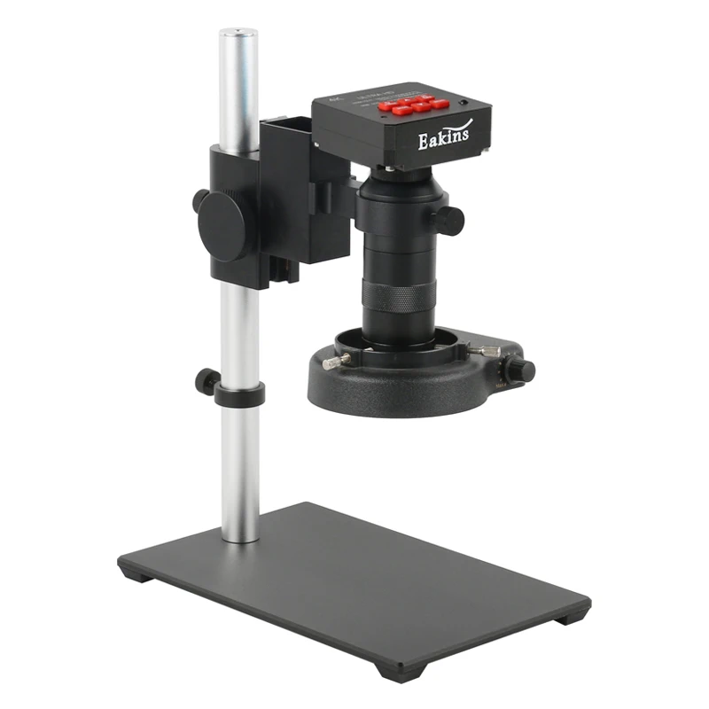 Best 4K 38MP 1080P 60FPS UHD HDMI USB كاميرا مجهَّزة بميكروسكوب رقمي التكبير C جبل عدسة 56 مصباح ليد مصباح للمجوهرات الهاتف أداة إصلاح عدة