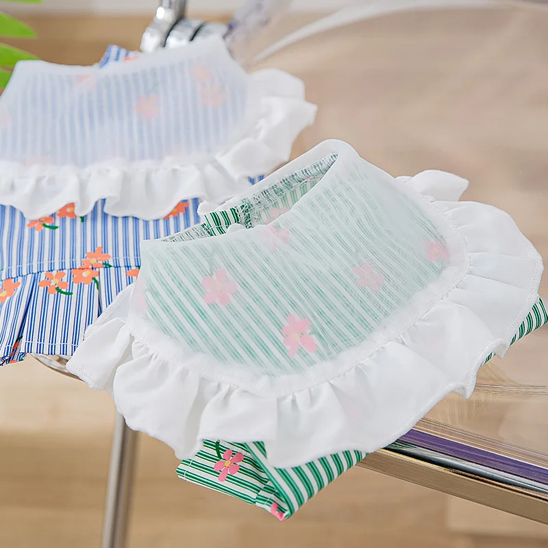 Одежда для собак платья в полоску с цветами одежда супермаленькая милая