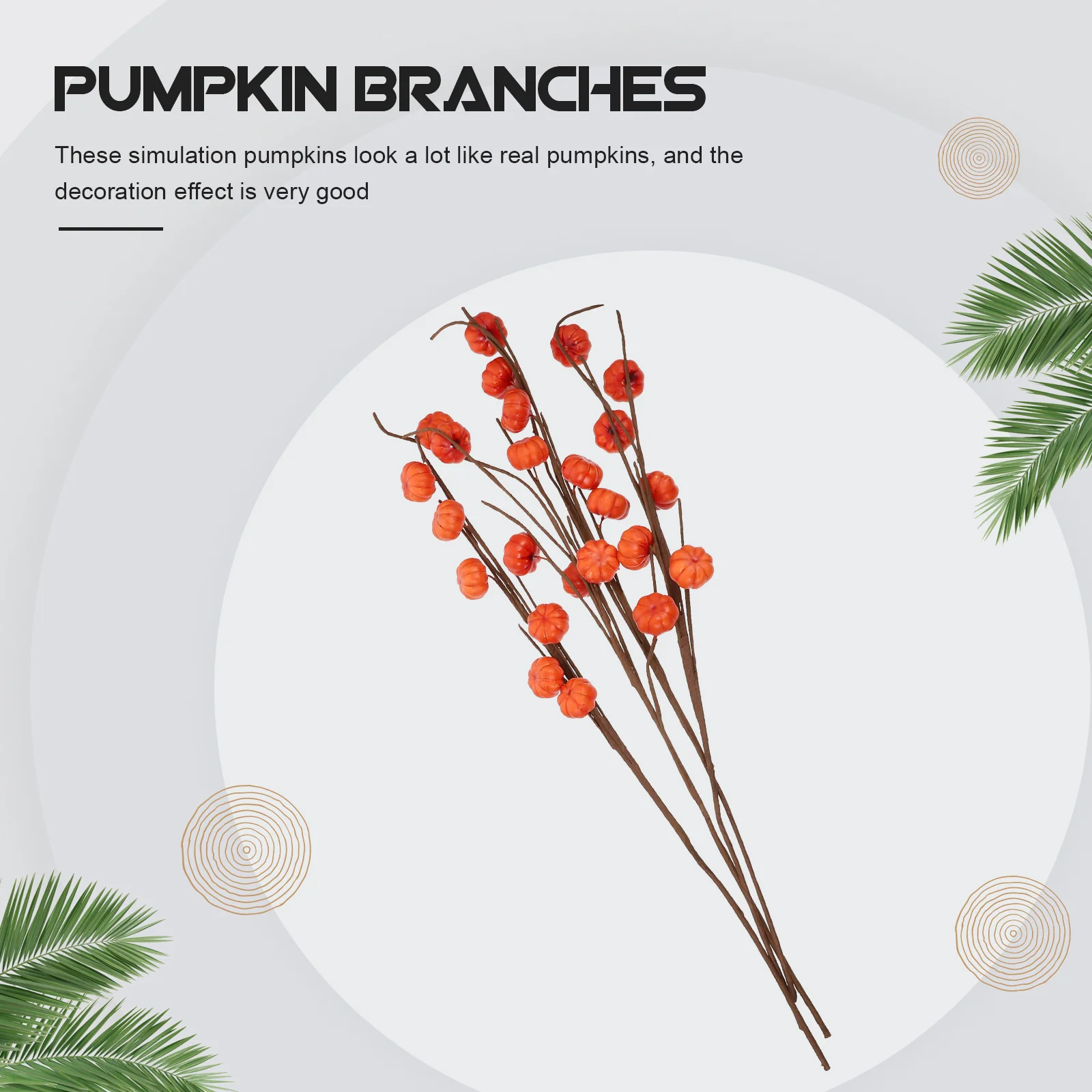 4 шт. 6 ветвей тыквы Хэллоуин домашний декор бытовой поддельный творческий выбор