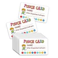 10 30pcs reward punch cards behavior incentive awards for kids students teachers home classroom school positive childrens cards