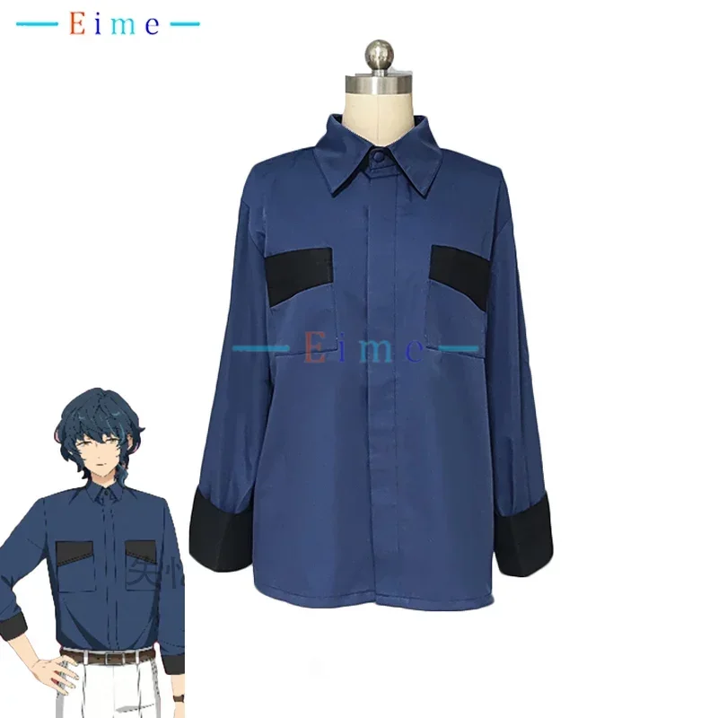 

Game Ensemble Stars Tsumugi AobaCosplay Costume Party Suit Summer Blouse Casual Tshirt Top Halloween Uniform Custom Made