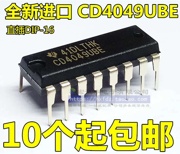 

Бесплатная доставка CD4049UBE CD4049 SCL4049UBE DIP-16 10 шт.