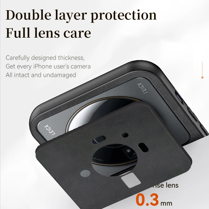 Luxury Leather Case for Xiaomi 12S Ultra 2203121C Ultra-thin Heat Dissipation Armor Shockproof Soft Phone Cover Xiaomi12SUltra