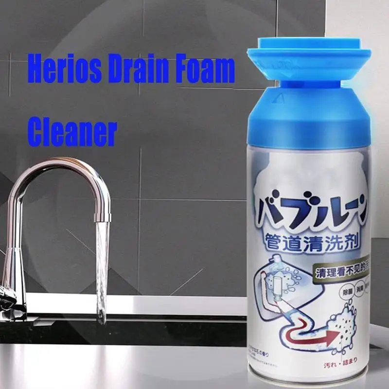 

Quick Foaming Toilet Cleaner Safe Drain Cleaner Hair Clog Remover Practical Drain Cleaner For Toilets Sinks Tubs Removes Tough