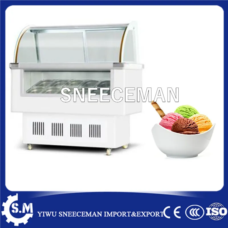 

market and bakery refrigerating ice cream disply cabinet
