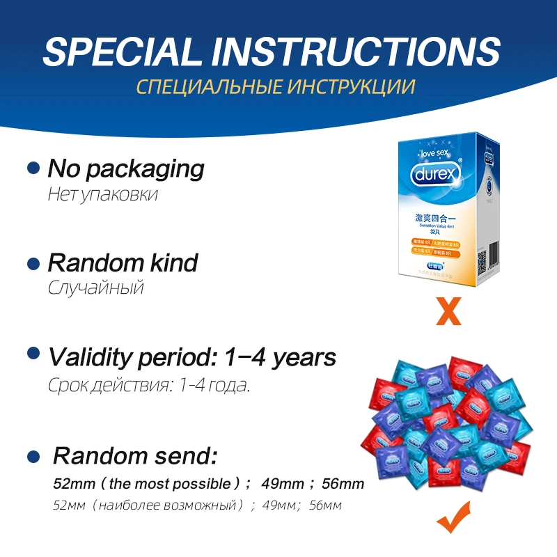 Durex натуральный латекс для пар взрослые 18 дюймов каучук латексный рукав пениса