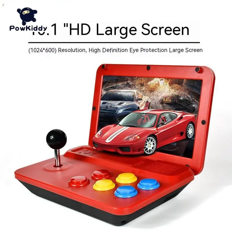 Powkiddy A13 Video Game 10 Inch Large Screen  Console Detachable Joystick HD Output Mini Arcade CPU Simulator Retro Game Players enlarge
