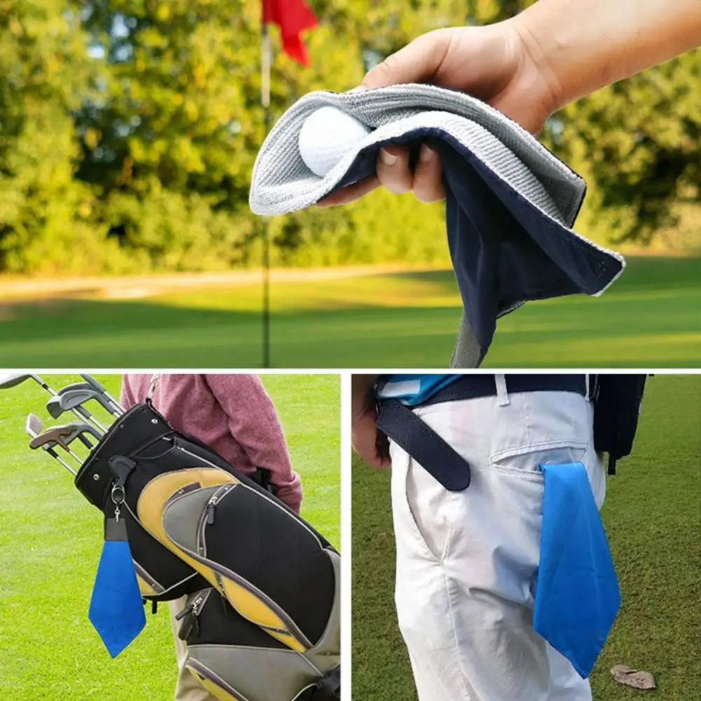 

Polyester Portable Portable Golf Ball Towel Universal Golf Club Towel Foldable for Golf
