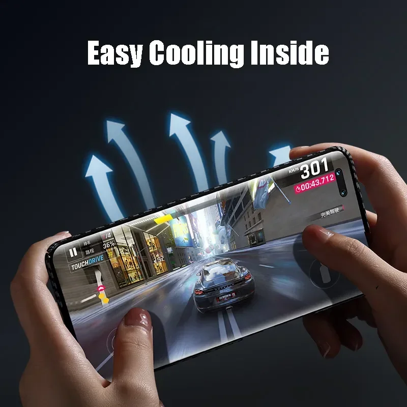 Фото Ультратонкий матовый чехол с текстурой углеродного волокна для Huawei P50 P40 Mate 40 30 Nova 9 SE 8 Honor 70 60 50 Mgic 4 3 Pro Жесткая задняя крышка №5