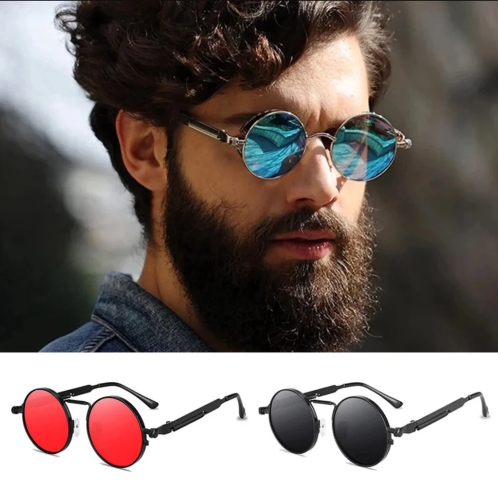 

Sunglasses Men Women Fashion Round Glasses Brand Designer Vintage Sun Glasses High Quality