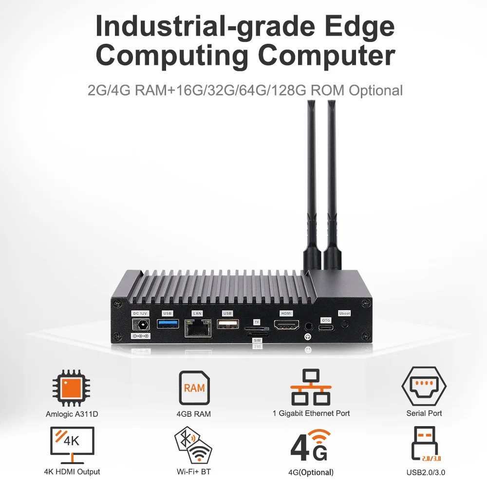 Independ NPU Amlogic A311D ARM Cotex A73 A53 Android API RS485 RS232 для встраиваемого экрана лифта