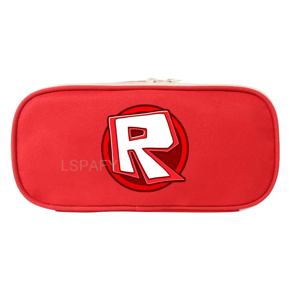 Фото Высококачественная мультяшная сумка ROBLOX, детские товары для школы, косметика для мальчиков и девочек, стационарные Детские карандаши Roblox, фотосумки №3