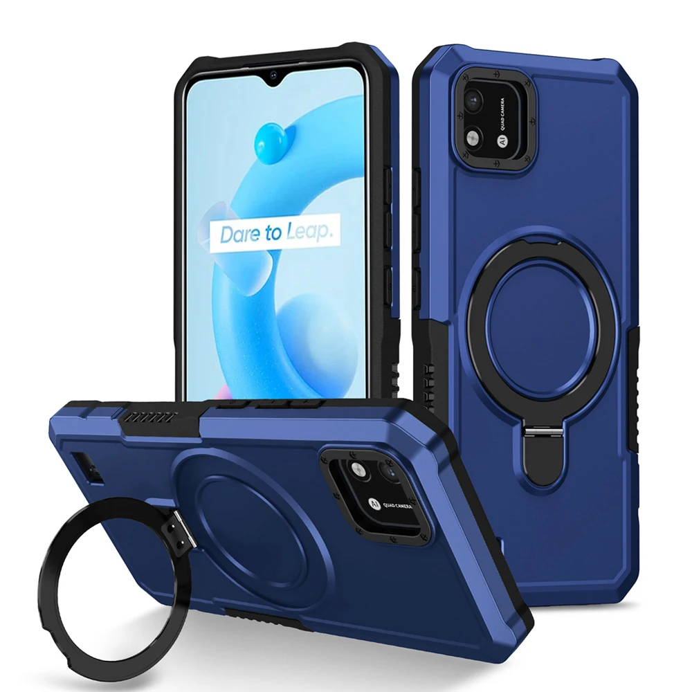 Противоударная модель для Realme C20 C11 2021 C21Y C25Y C30 S силиконовый + поликарбонатный