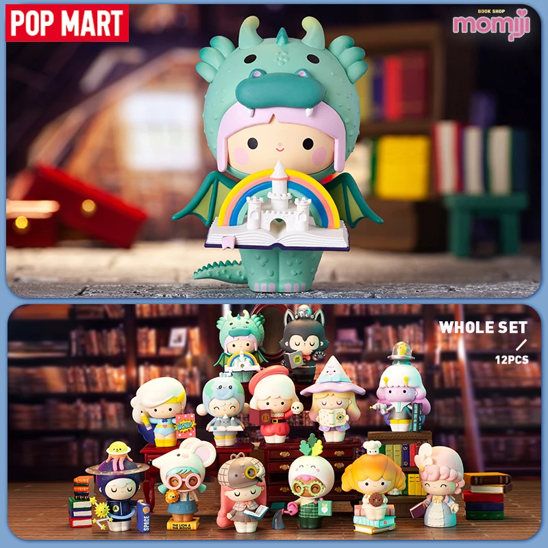 

POP MART MOMIJI BOOK SHOP SERIES Blind Box Collectible Cute Action Kawaii Toy figures