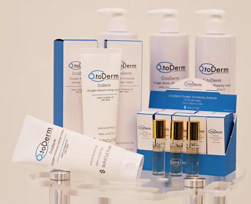 Фото Led O2derm Oxygen- Facial O2 Derm Dome and Solutions Serum Использование для машины O2toderm №5