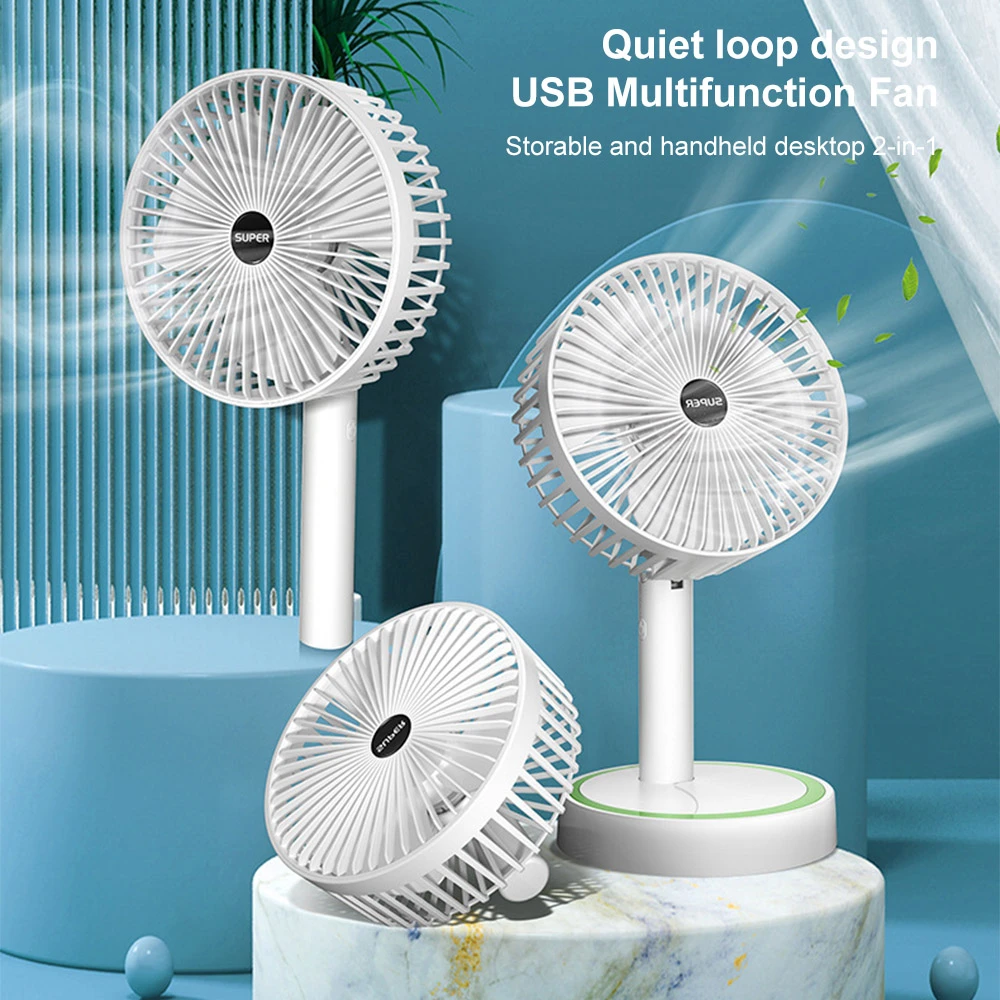 

Mini Fan Usb Rechargeable Battery Fan Plug-In Air Cooler Desktop Fan Portable Strong Wind Electric Fans for Home Office Bedroom