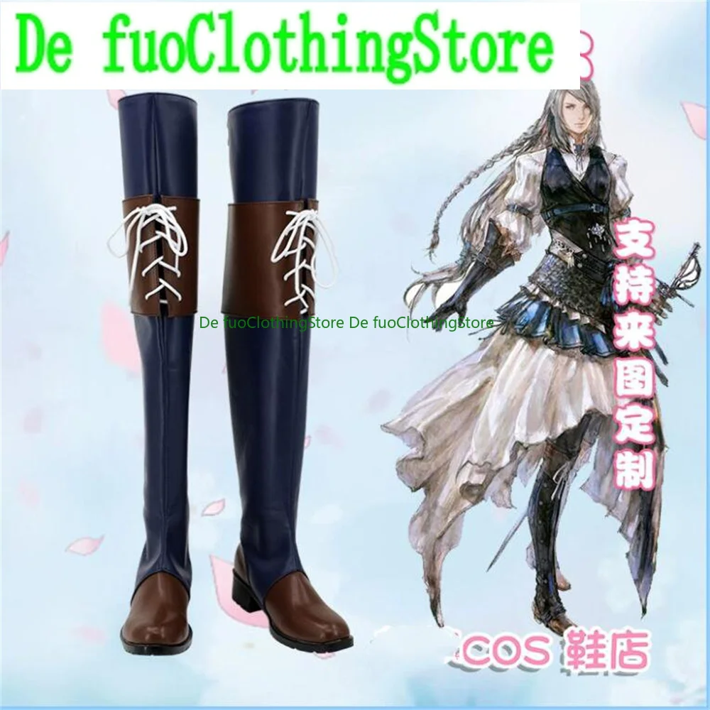 Jill Warrick Final Fantasy XVI FF16 Обувь для косплея Сапоги Игра Аниме Хэллоуин Рождество
