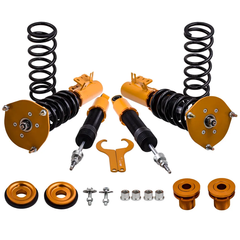 

CoilOvers Suspension Kits For Volvo S70 98-00 Adj. Height Shock Absorbers Struts for 850 1992-1997 S70 C70 1998-2001 Spring