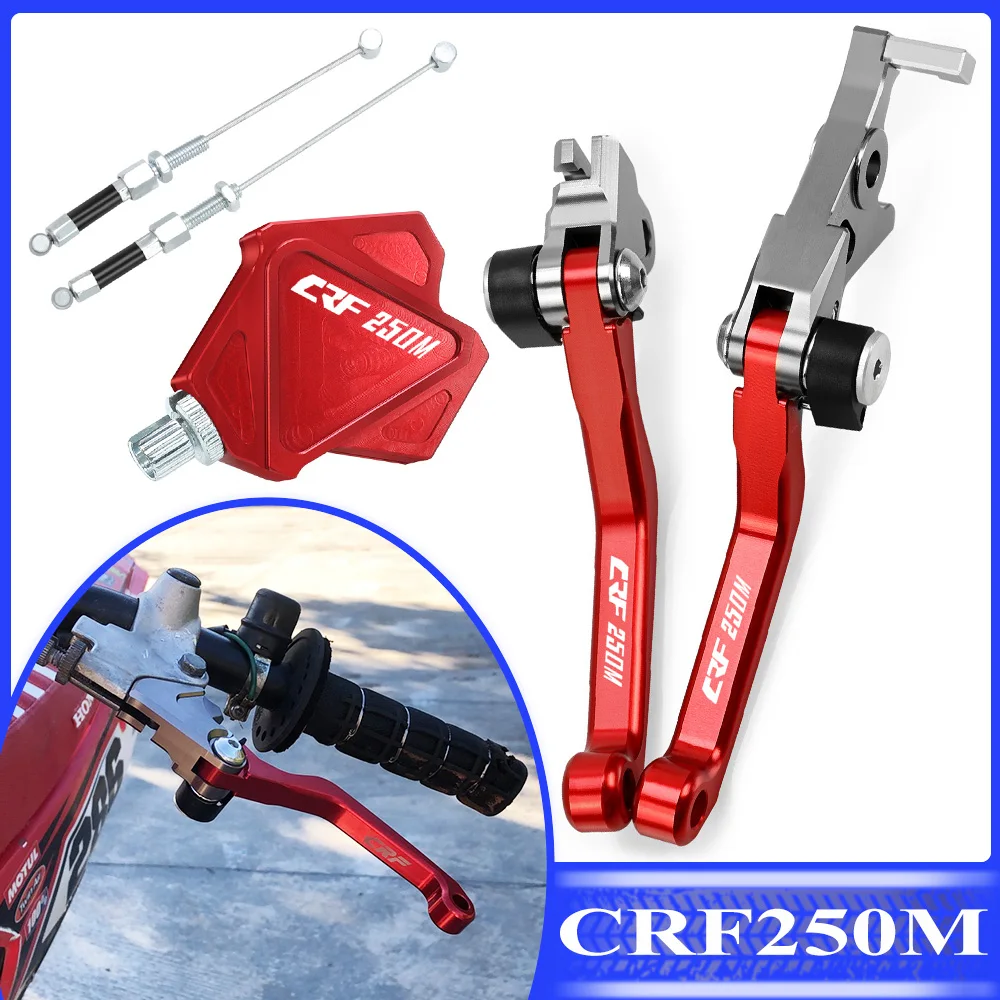 

For Honda CRF250M CRF 250 M 250M 2012-2017 2018 2019 2020 Dirt Bike Brake Clutch Levers Stunt Clutch Easy Pull Cable System Set
