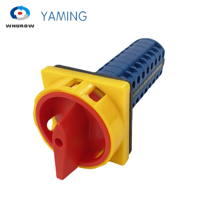 Регулируемый переключатель для висячего замка, 20 А, 690 В, 9 полюсов, вращающийся переключатель питания, 36 клемм, винты ВКЛ-ВЫКЛ, 2P, серебристый Регулируемый переключатель для висячего замка, 20 А, 690 В, 9 полюсов, вращающийся переключатель питания, 36 клемм, винты ВКЛ-ВЫКЛ, 2P, серебристый