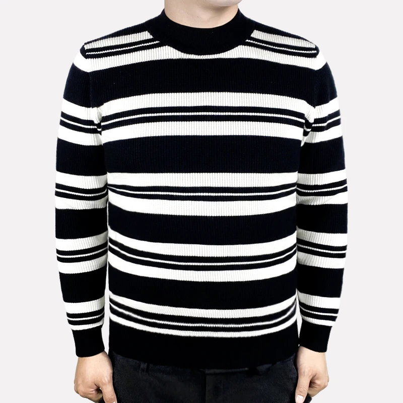 

Новинка, роскошные модные стильные пальто, наряды, Вязаная мужская одежда оверсайз, джемперы, Зимний вязаный толстый свитер, мужские свитер...