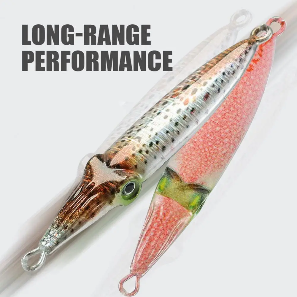 

Reusable Hard Bait Bright Color Fishing Lure Sharp Hook Bionic Squid Color Lure Bait Increased Fishing Rate