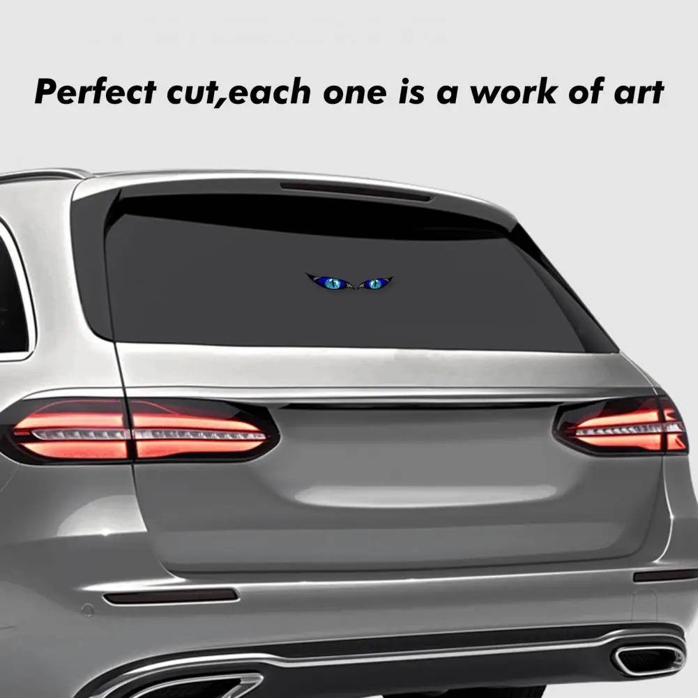 

2Pcs Car Funny Sticker Stylish Eco-friendly Non-shrinking Evil Eyes Vinyl Car Sticker for RV Car Decal Car Decal
