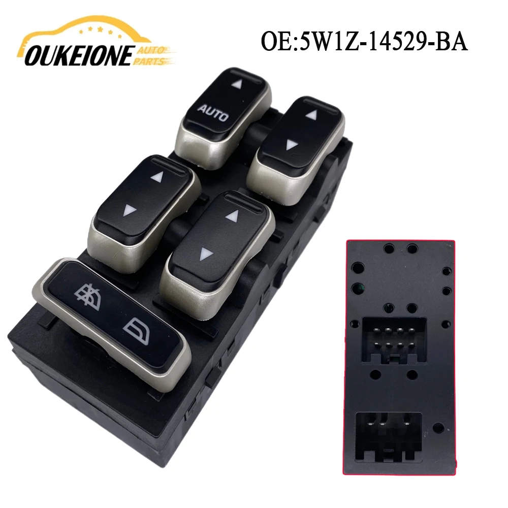 

Автомобильные аксессуары для Lincoln Town Car 2003-2009, электрический выключатель стекла, регулятор управления стеклом, кнопка подъема 5W1Z-14529-BA