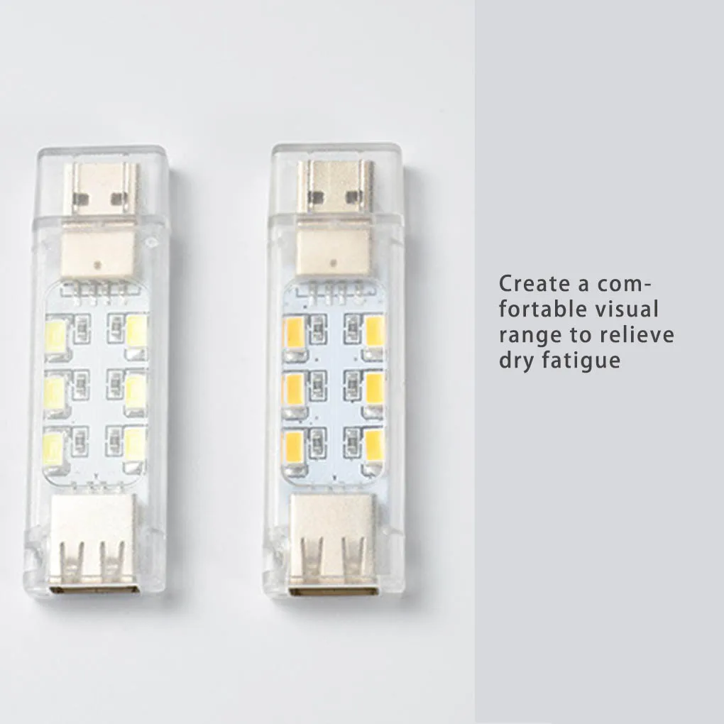 

Фонарик двусторонний с подключением к USB-порту