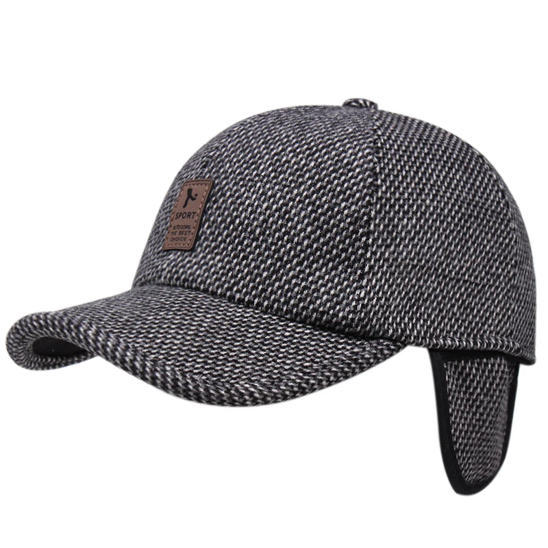 

2022 new fashion autumn and winter men's warm baseball cap outdoor fishing cap