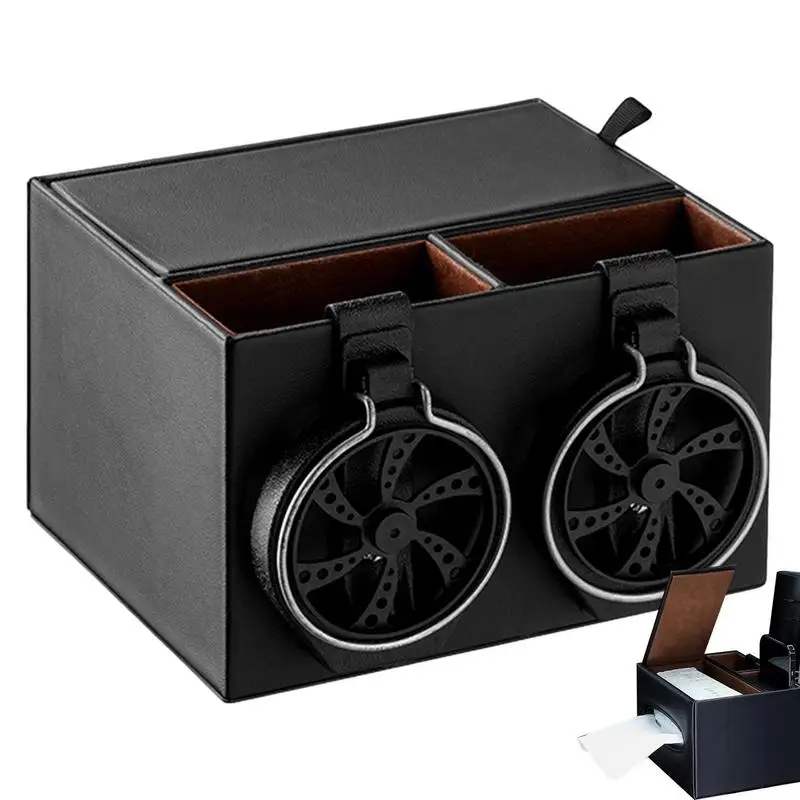 

Car Center Console Armrest Box Storage Box For Console Organizer Container Holder Car Organizer Cup Holder Tissue Holder