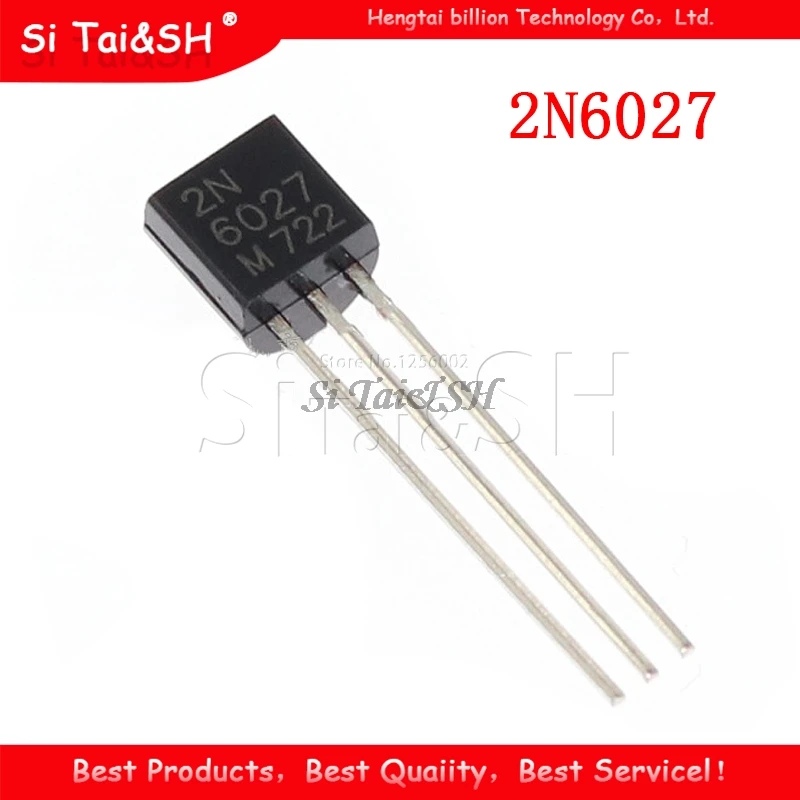 

10 шт 2N6027 TO-92 6027 TO92 транзистор