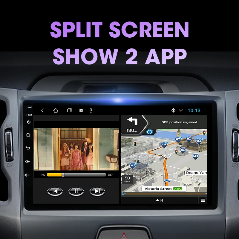 vtopek 9 4gwifi dsp 2din android 10 0 car radio multimidia video player navigation gps for kia sportage 3 2010 2016 head unit free global shipping