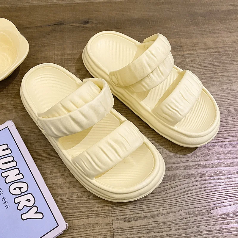 Slippers flip-flops anti-slip wear-resistant household slippers Personalized deodorization slippers women shoes for women