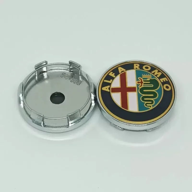 

4 шт., центральная крышка ступицы колеса автомобиля, эмблема, значок, крышка для Alfa Romeo Giulia Stelvio 156 Tonale Brera Giulietta Disco Volante Spider M
